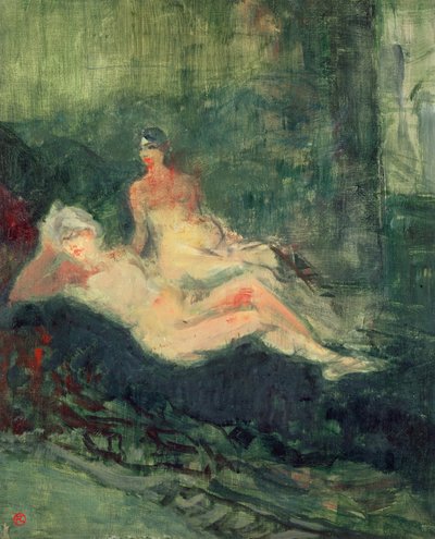 Messalina、（エクストラの詳細）、1900 作： Henri de Toulouse Lautrec